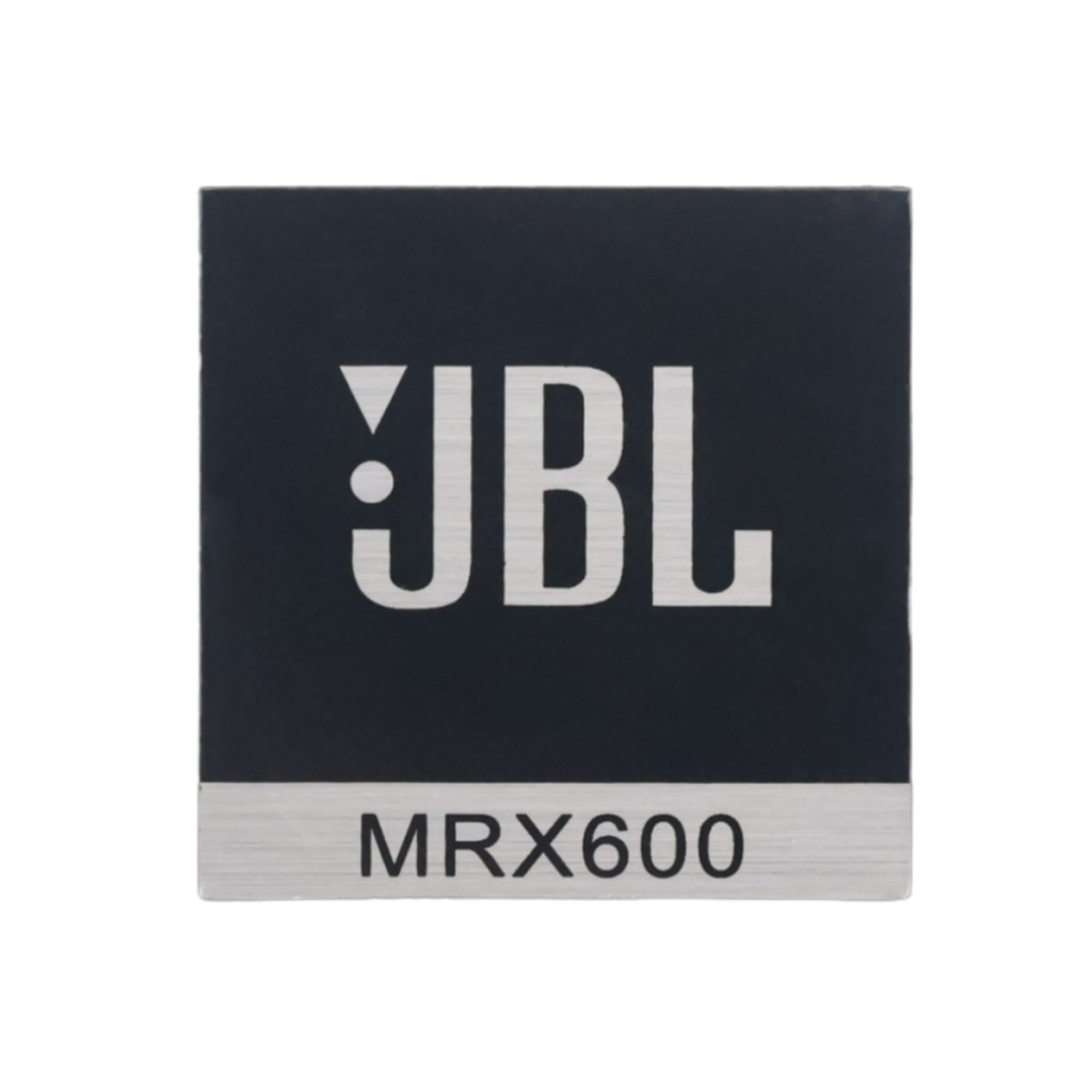 ชิ้นส่วนเปลี่ยนป้ายโลโก้ JBL MRX600 57mm(2.24")X57mm(2.24") สติ๊กเกอร์พลาสติก