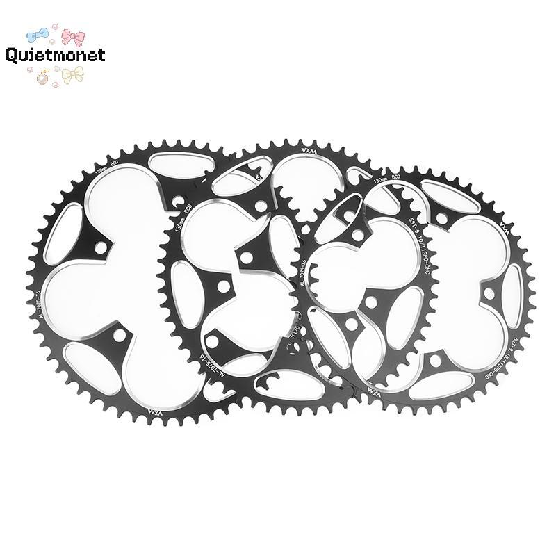 Quietmonetfu 130 BCD AL7075 โซ่กว้างแคบ 38-60T เฟืองสําหรับจักรยานเสือหมอบ TH