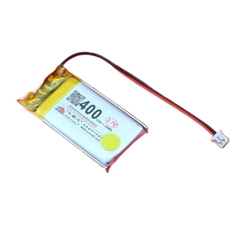 【QJ】502035 แบตเตอรี่ลิเธียมโพลิเมอร์แบบพกพา 3.7V 400mAh สำหรับอุปกรณ์พกพา ทนความร้อนสูง