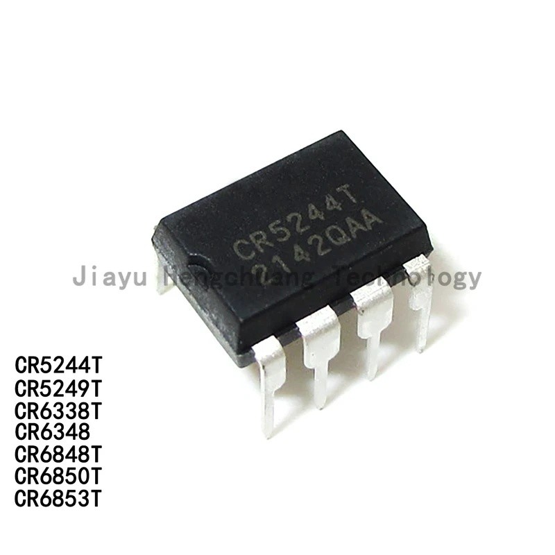 CR5244T, CR5249, CR6338T, CR6348, CR6848, CR6850, CR6853T, DIP-8 Offline Switching Power Supply Mana