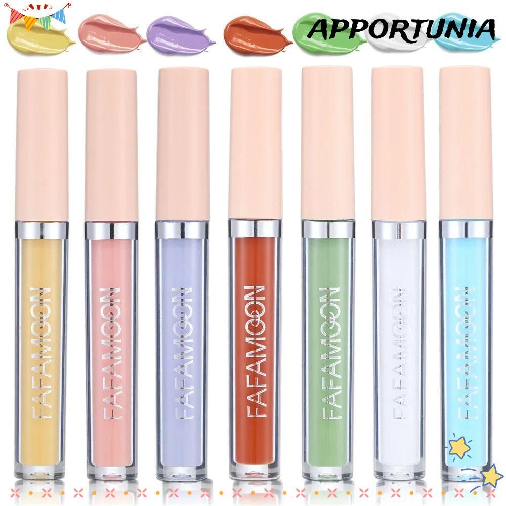 APPORTUNIA Liquid CONCEALER, Full Coverage 2.5ML Foundation Cream, Cover Spot Acne Dark Circles Face