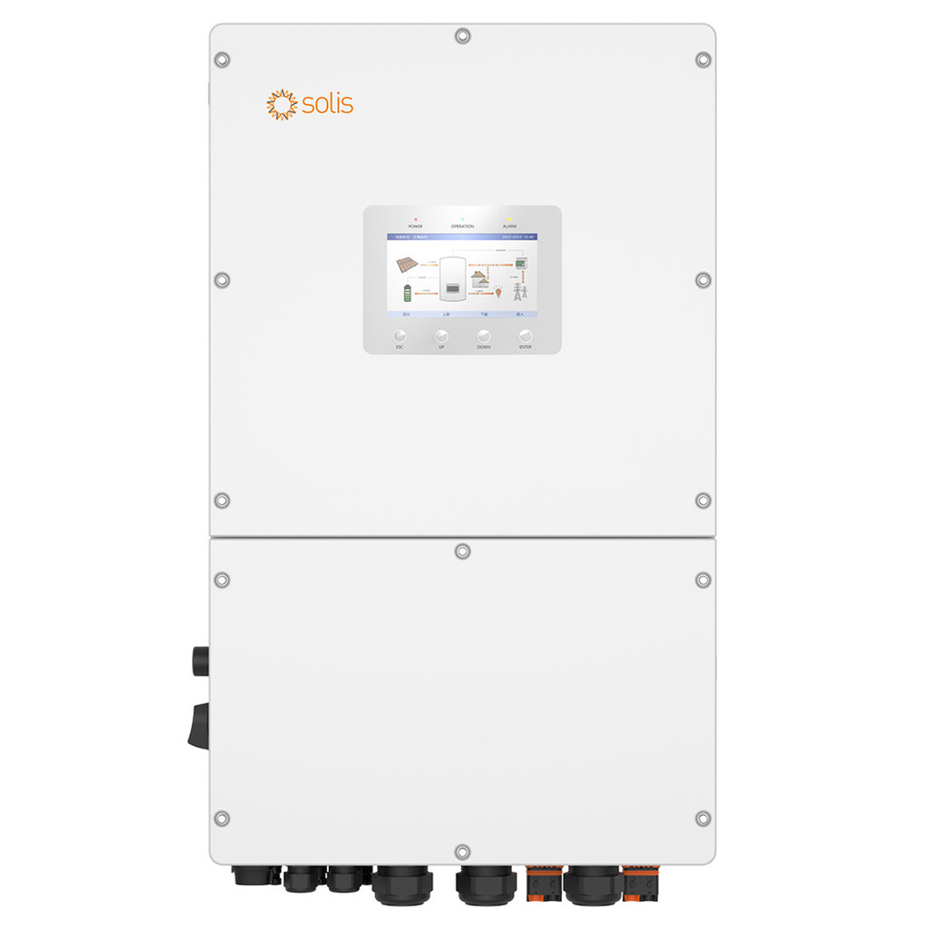 Solis Hybrid Inverter 3 เฟส ซีรีส์ S6-EH3P-H รุ่น 50kW สำหรับโครงการเชิงพาณิชย์ที่ต้องการกักเก็บพลัง