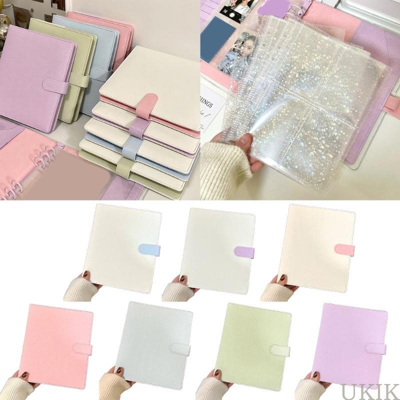 UKIK หนัง Notebood Planner สําหรับ Budget Planner Scrapbooking การ์ดอัลบั้ม