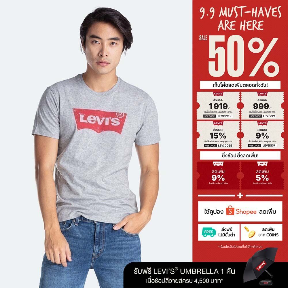 Levi's® เสื้อยืดผู้ชาย รุ่น Graphic Set-In Neck T-shirt