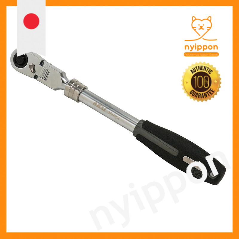 SK11 Telescopic Ratchet Handle, 72-Tooth, Multi-Position Adjustable Length