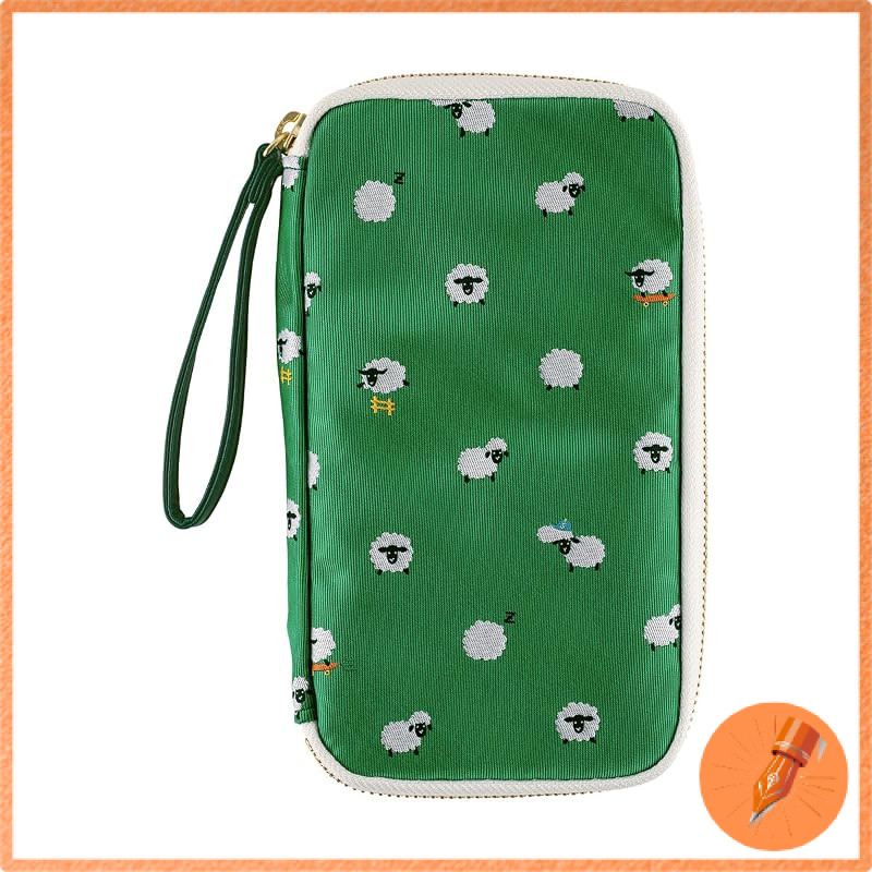 Hobonichi Small Drawer Pouch / Tie & Chief Sheep, Sheep, Sheep