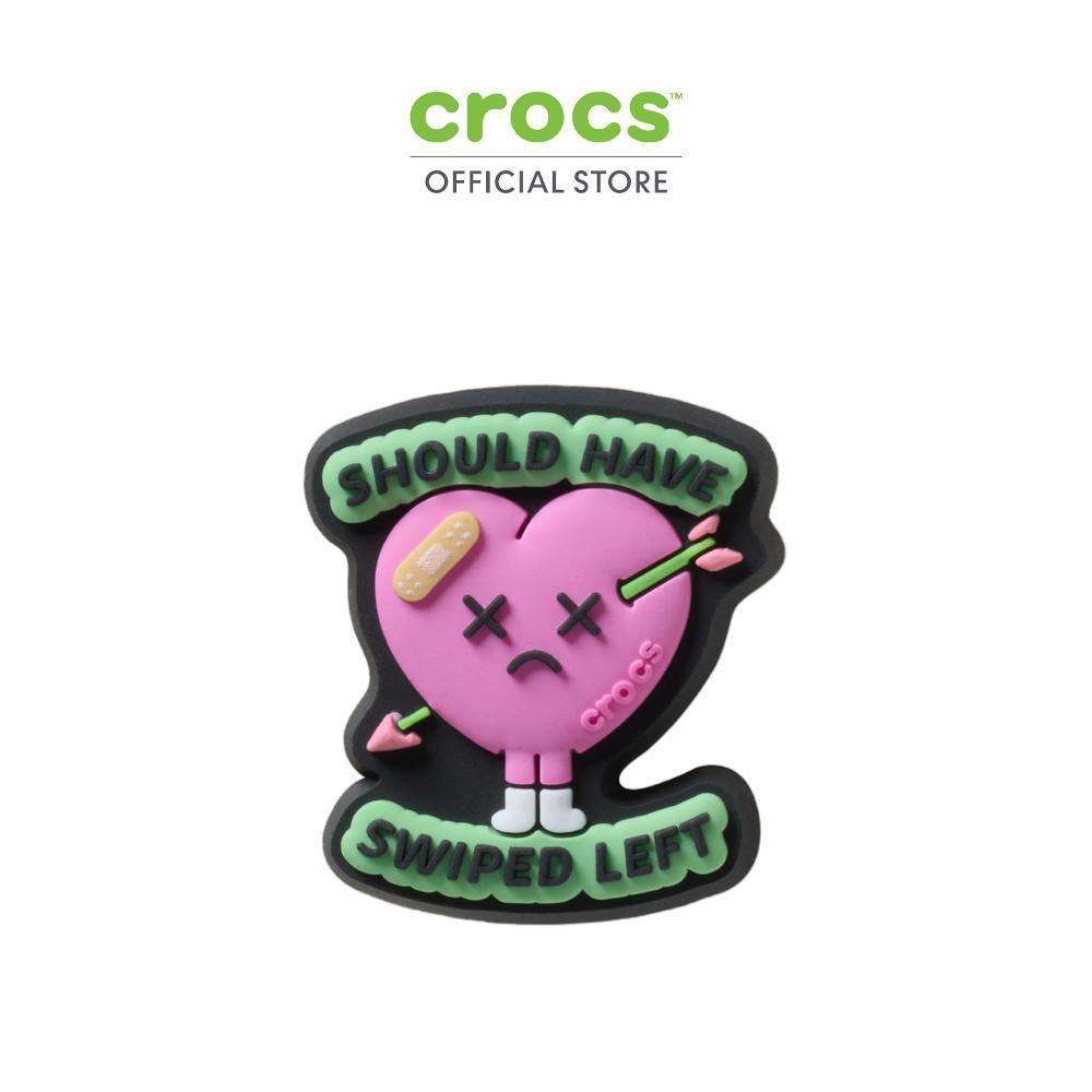 CROCS ตัวติดรองเท้า JIBBITZ™ SHOULD HAVE SWIPED LEFT รุ่น 10017697 - MULTICOLOR