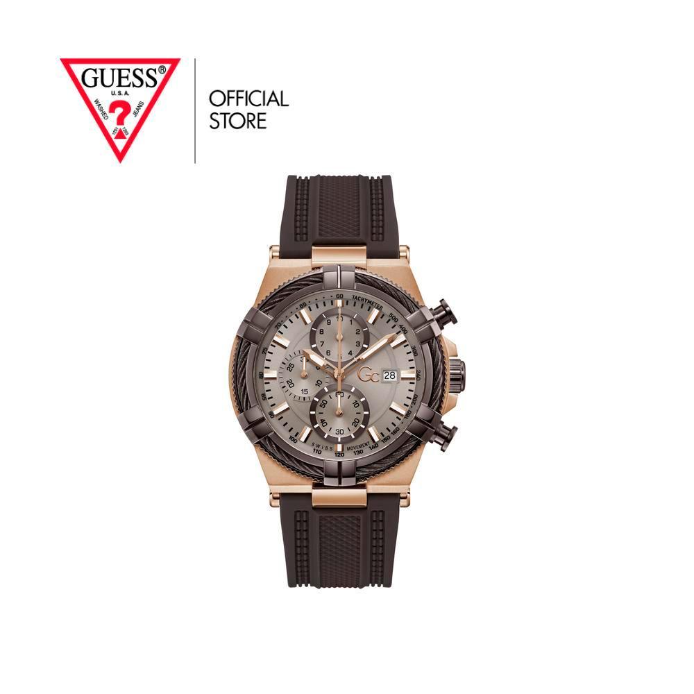 GUESS GC นาฬิกาข้อมือ รุ่น Gc IronForce Z76004G7 สีน้ำตาล