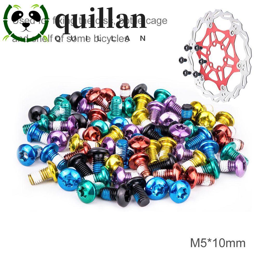 QUILLAN Torx Bolts T25 Torx ขี่จักรยานอุปกรณ์เสริมเบรคอุปกรณ์เสริม 12PCS Part เครื่องมือ MTB จักรยาน