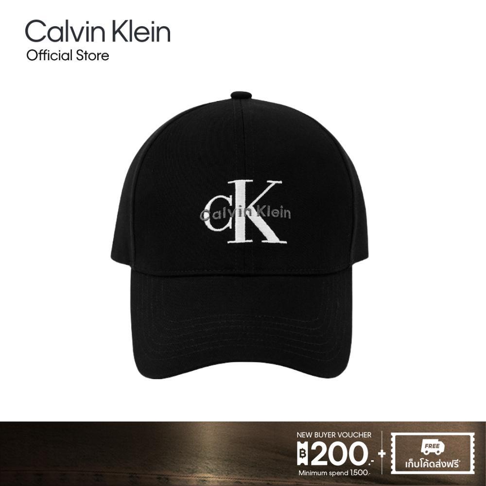 CALVIN KLEIN หมวกแก๊ป Monogram Logo Baseball Cap รุ่น 4G5004G UB1 - สีดำ