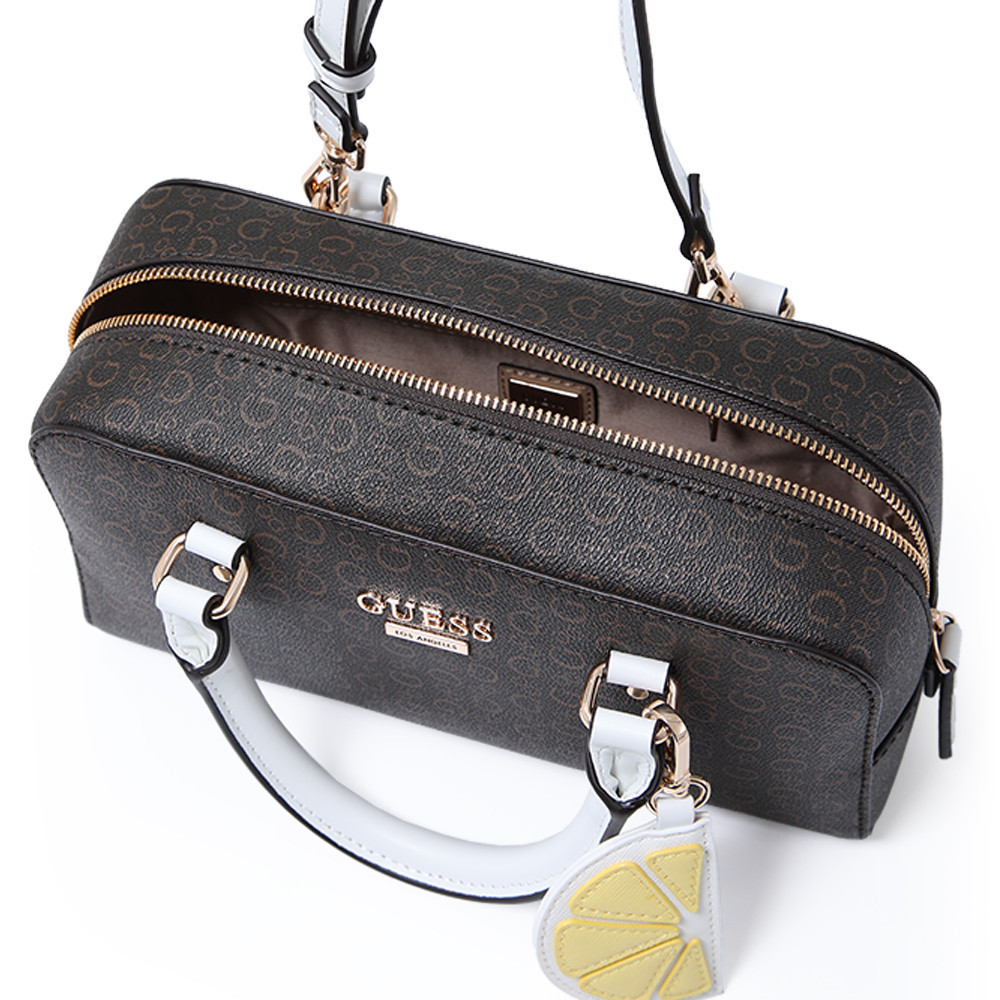GUESS حقيبة PORTIA Box Satchel — صورة 7