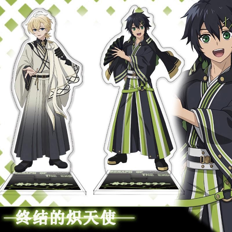 Hongyi Ending Seraph การ์ดยืน Yuichiro ร้อยคืนอะนิเมะสินค้าสองมิติการพิมพ์ HD