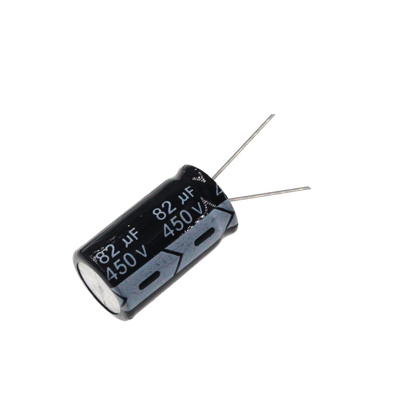 450V82UF Electrolytic Capacitor 82UF 450V ปริมาณ: 18x30 มม.