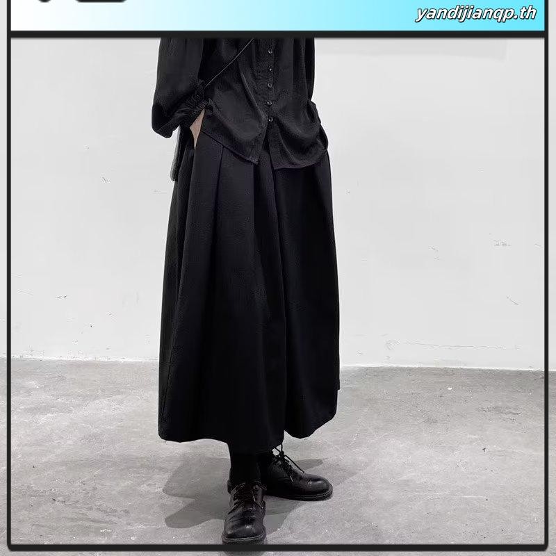 【X-MEN】กางเกงขากว้างลําลอง ทรงหลวม ลาย Yamamoto Yoji แฟชั่นสําหรับผู้ชาย และผู้หญิง