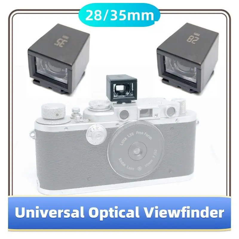 Universal Optical Viewfinder 28/35 มม.เรนจ์ไฟภายนอกสําหรับ Ricoh Gr สําหรับ Leica X Series และอุปกรณ