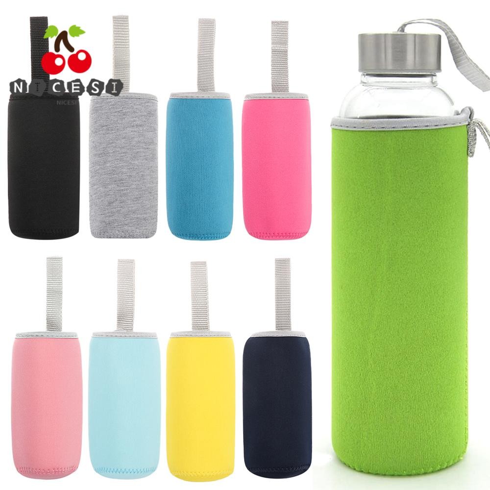 NICESI ปลอกถ้วยสูญญากาศ Sport Camping อุปกรณ์เสริมกระเป๋ากระเป๋าฝาครอบขวดแก้ว