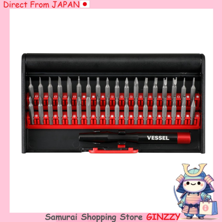 VESSEL ชุดไขควง Precision พร้อมหัวไขควง 36 ชิ้น เครื่องมือ ญี่ปุ่น