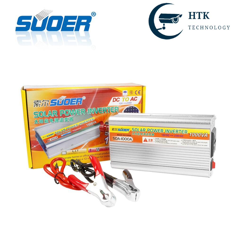 Suoer อินเวอร์เตอร์ 12v 1000VA SUOER​ 550W
