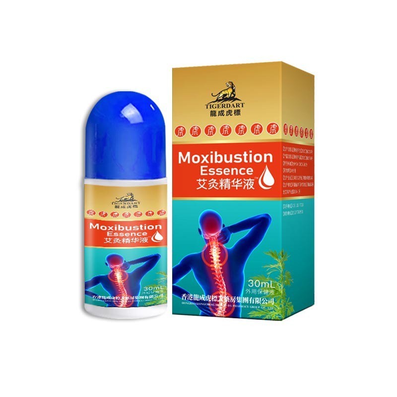 EEG Dragon City Tiger Label Moxibustion Essence ไหล่คอเอวปวดขา Roller Ball Smear ประเภท Joint ความร้