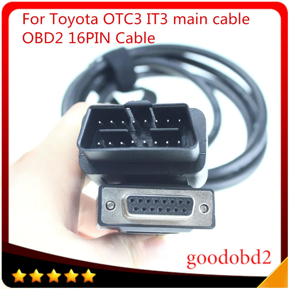 สายรถยนต์สําหรับTOYOTA IT3 OTC3 สําหรับToyotaเครื่องมือวินิจฉัยเครื่องทดสอบIT-3 OTC-3 obd2 16pinถึง1