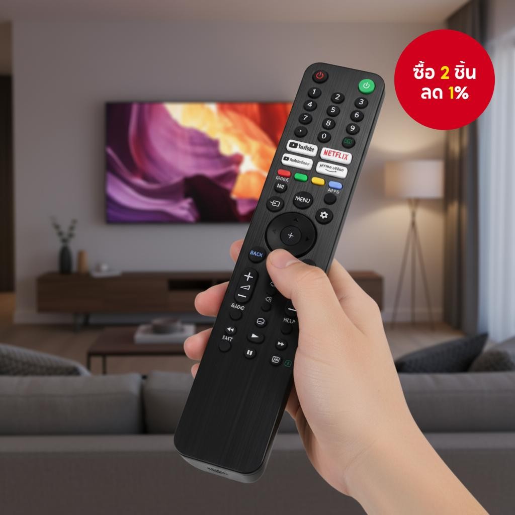 รีโมทคอนโทรล RMF-TX520U สําหรับ Sony สมาร์ททีวี XR-75X90CJ KD75X85J KD65X85J KD85X91CJ KD55X85J XR65