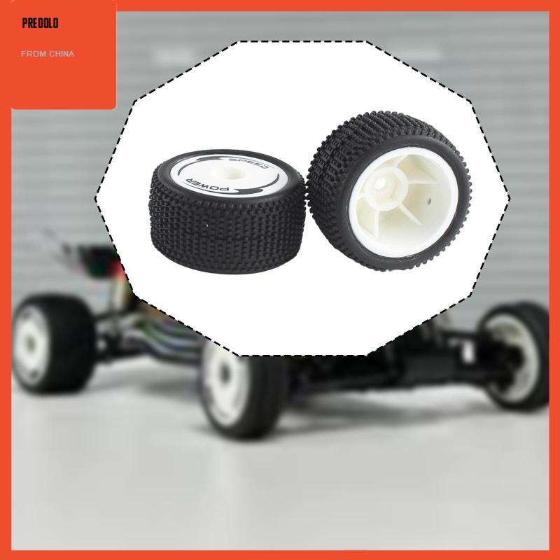 [Predolo] ยางล้อหลัง 2 ชิ้น RC รถ Tyres เปลี่ยนชิ้นส่วนรถ RC สําหรับ Wltoys 244016