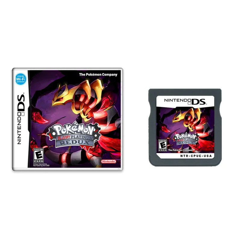 Pokémon Blood Platinum Ultimate NDS Game Cassette, กล่องการ์ดคอนโซลวิดีโอเกม US Version ภาษาอังกฤษ