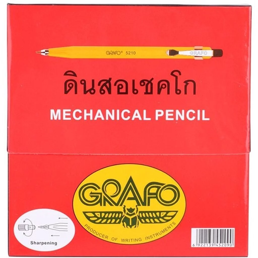 GRAFO USTC ดินสอกดช่างไม้ 2.0 มม บรรจุ 12 แท่ง เชคโก กราโฟ ยูเอสทีซี