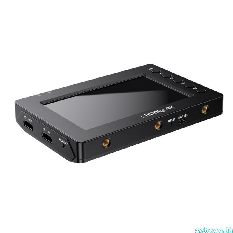 Zebeaath มัลติฟังก์ชั่น 4K Video Capture กล่องการ์ดหน่วยความจําขนาดเล็กและอินพุต HDTV สําหรับการบันท
