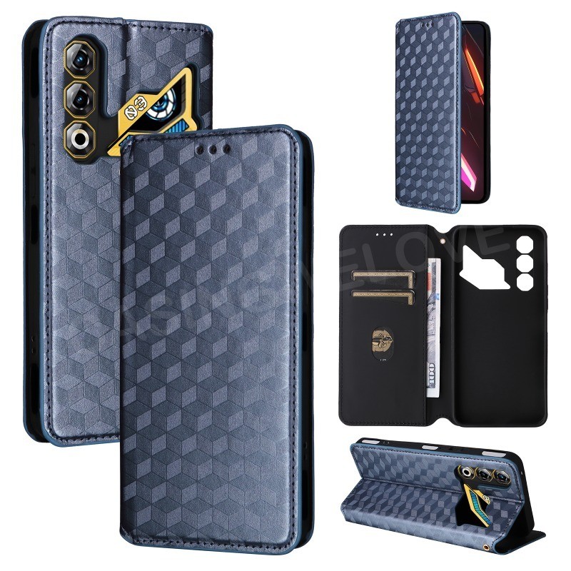 ปลอกสําหรับ ZTE Nubia Neo 3 Neo3 GT Neo 5 GT Neo5Pro 5G หรูหราหนังตารางพลิกเคสโทรศัพท์ช่องเสียบการ์ดวงเล็บกันกระแทกป้องกันกรณี