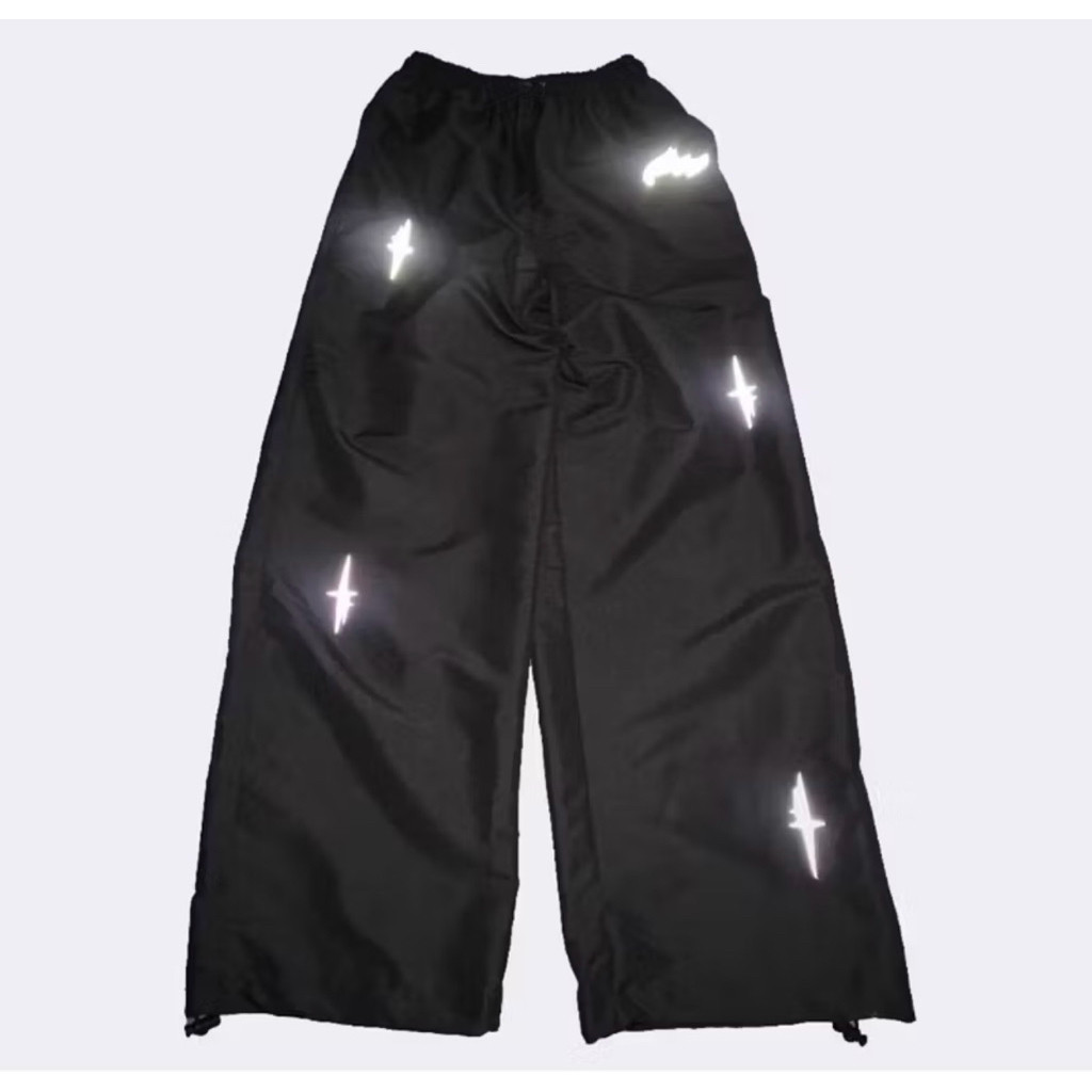 Y2K REFLECTIVE STAR PANTS REFLECTIVE STAR PANTS