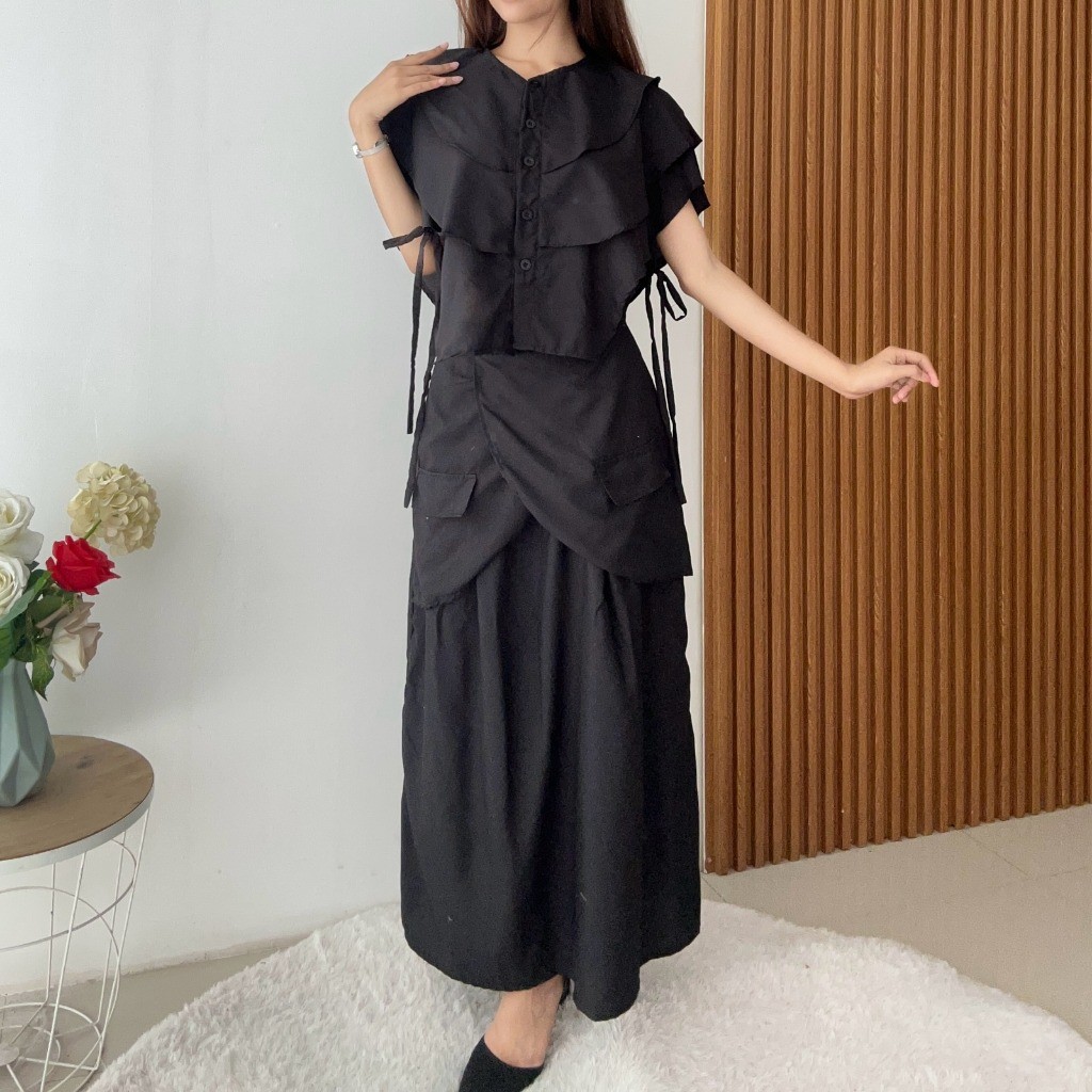 Arvera (ภาพจริง) Hyeri One Set ชุดสูทแฟชั่นสตรี