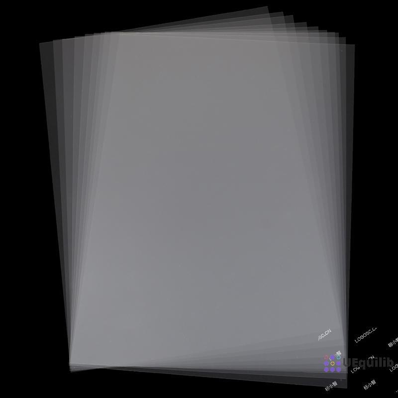Uequilib 10 ชิ้น A4 Inkjet Laser Printing Transparency Film กระดาษถ่ายภาพ PCB Stencils ใหม่