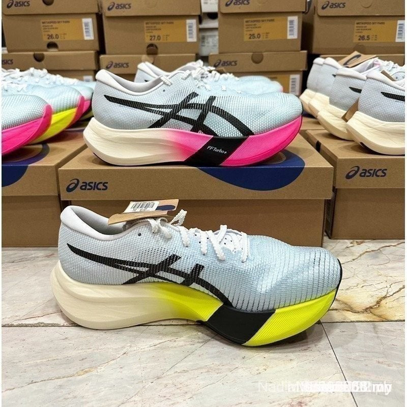 Asics รองเท้าวิ่ง Meta Speed 2025 สำหรับผู้ชายและผู้หญิง ระบายอากาศได้ดี