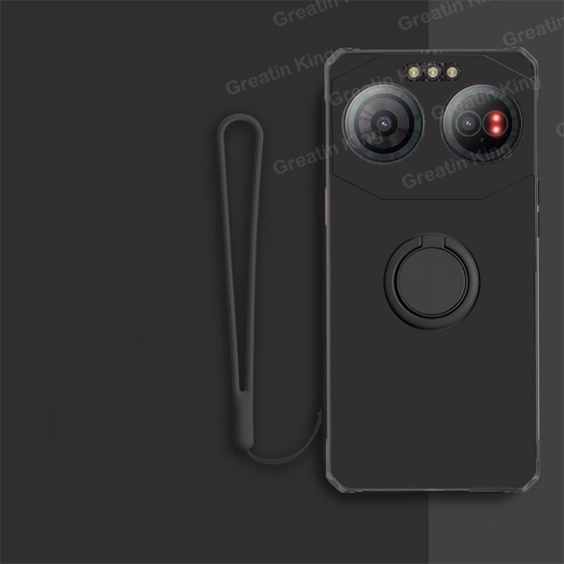 สําหรับ IIIF150 Air3 กรณีโลหะแม่เหล็กผู้ถือโทรศัพท์ Soft TPU ฝาครอบโทรศัพท์ Anti-lost สลิงข้อมือเชือ