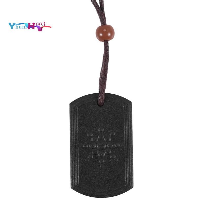 [yhumh003]หินภูเขาไฟจี้สร้อยคอป้องกัน EMF จี้ป้องกันรังสี Energy Scalar Quantum Bio วิทยาศาสตร์ไอออน