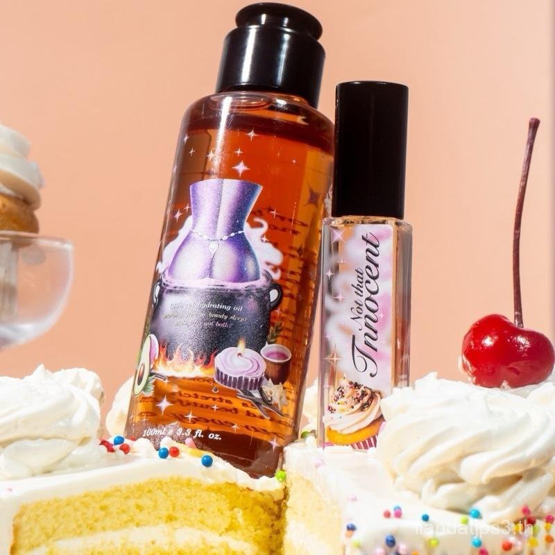 Set [ออยล์1,น้ำหอม1] Glow Job Body oil & Not that innocent perfume ออยล์และน้ำหอมกลิ่นเดียวกัน satid