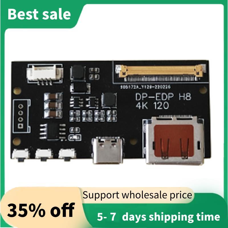 DP to EDP 4K 120HZ DIY4K Driver Board 4K 2K 1080 อะแดปเตอร์สําหรับจอแสดงผลแบบพกพา (A) ติดตั้งง่ายใช้