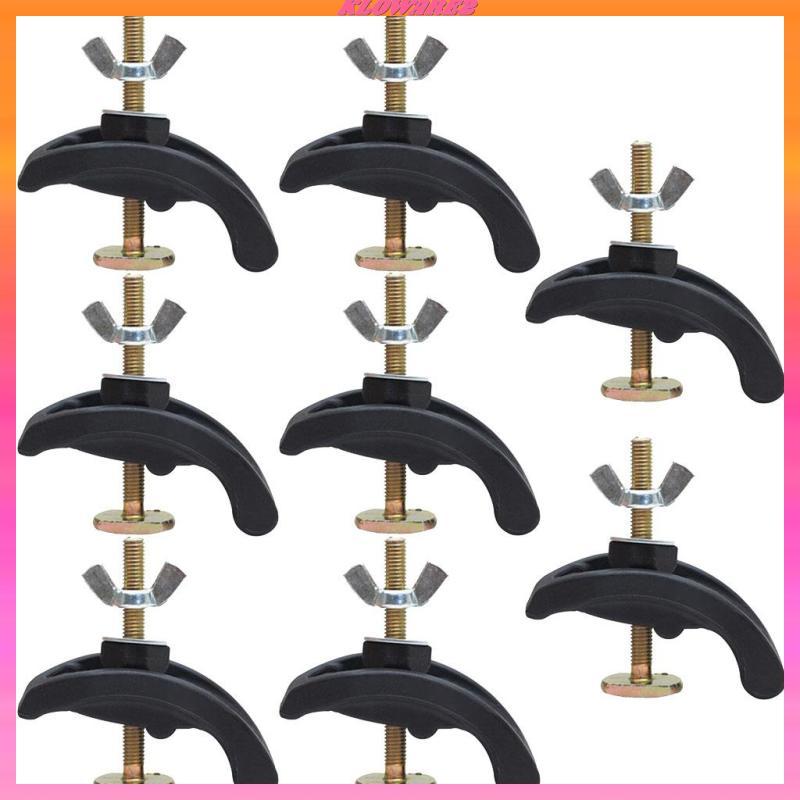 [Kloware2] 8 ชิ้น CNC Milling Pressing Plate Clamp Fixture Fastening Platform Accs
