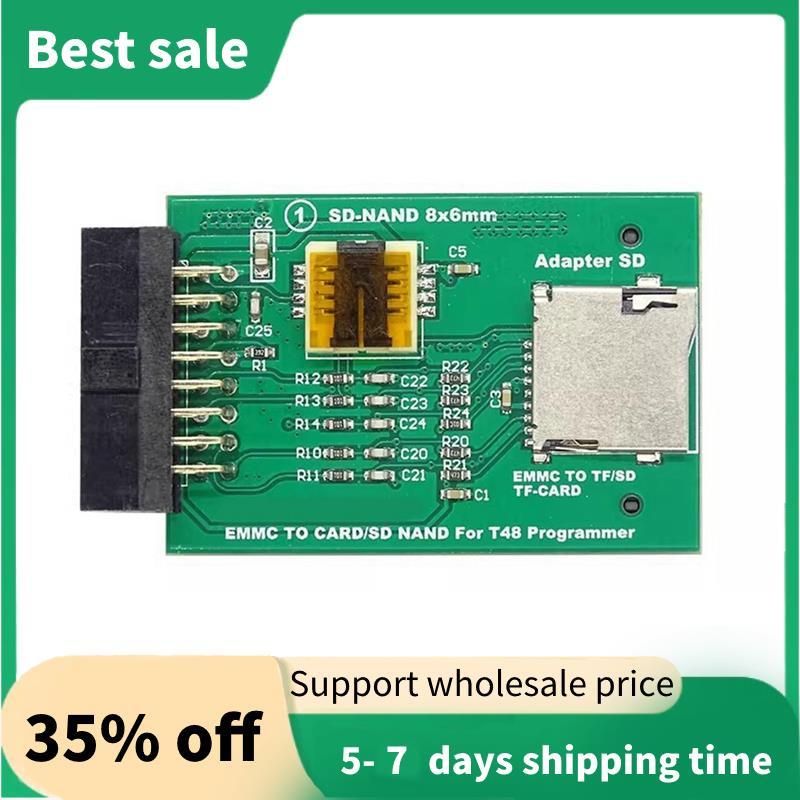 อะแดปเตอร์ EMC SD สําหรับ T48 Progammer EMC อะแดปเตอร์ SD รองรับการอ่านและเขียน SD / การ์ด TF ชิป EM