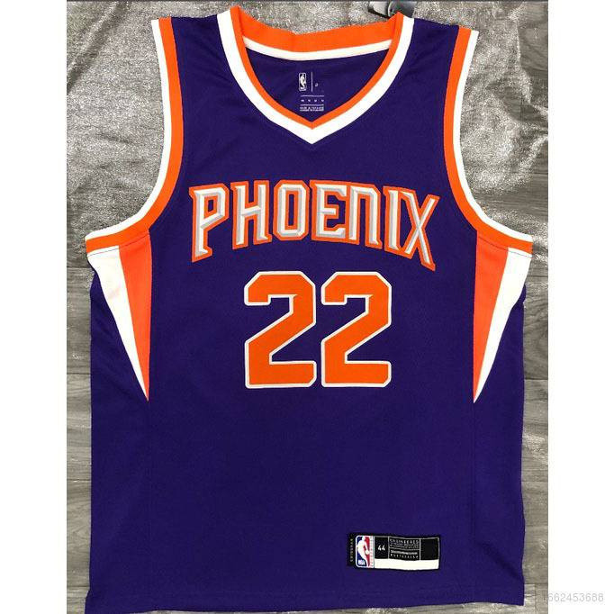 เสื้อกั๊ก NBA Phoenix Suns AYTON สีม่วงสีดำ แบบคลาสสิก สำหรับแฟนๆ สะสมและสวมใส่