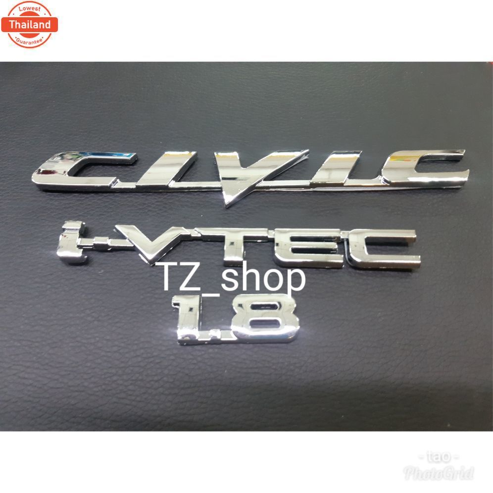 โลโก้ civic ivtec  1.8 สำหรัรุ่น fd