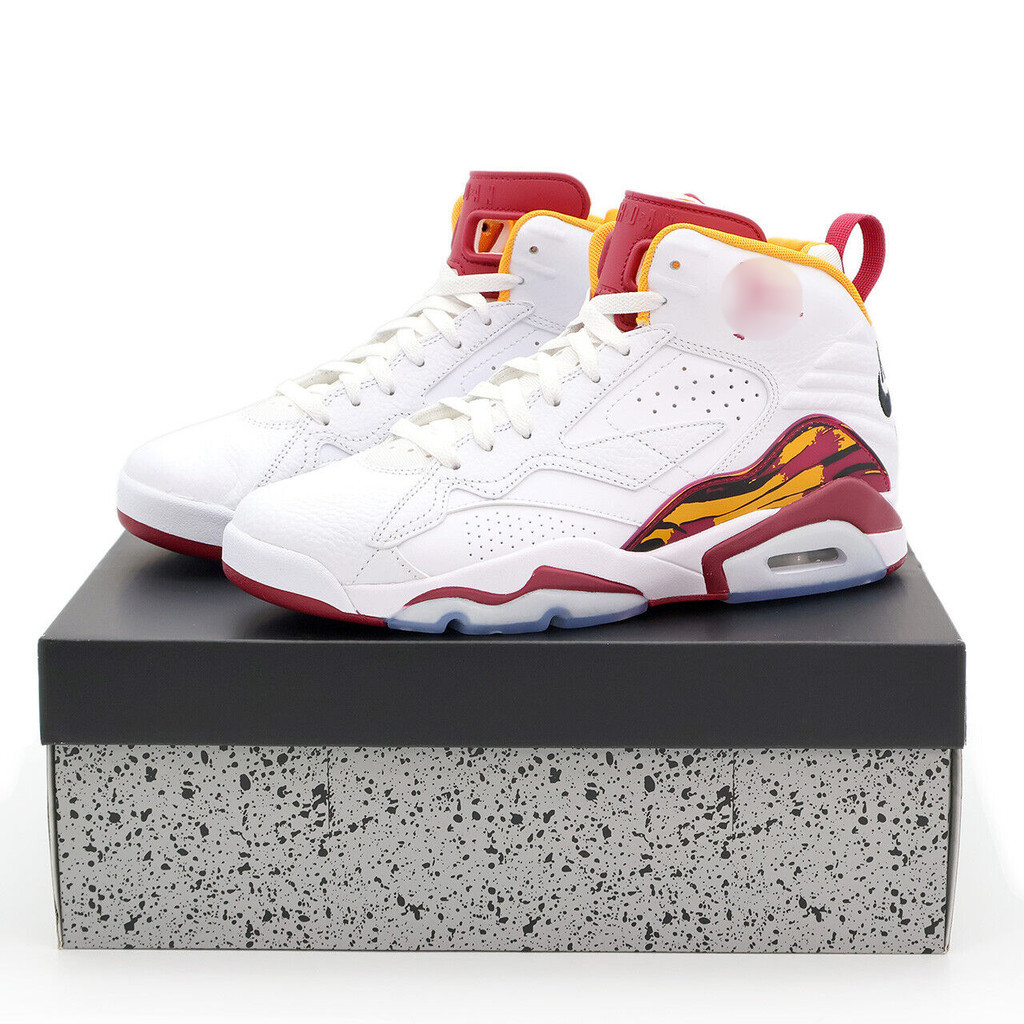 2025 DZ4475-168 Jordan MVP White Cardinal Red Vivid Orange Black (ผู้ชาย)