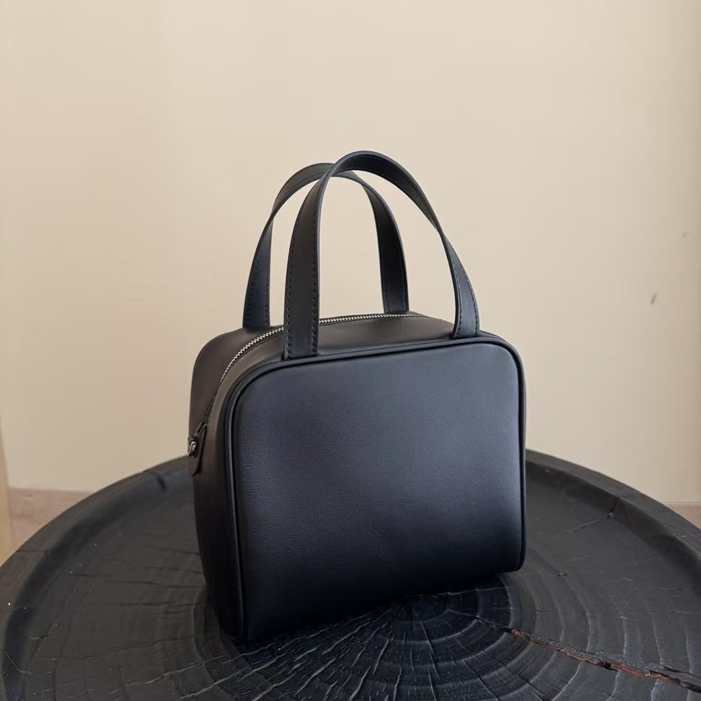 CHELSEA-row New Ray Handheld Tofu Bag Minimalist Bowling Tote Bag Single Shoulder Underarm Bag for W