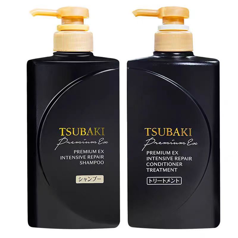 [BPF] Japan Tsubaki Tsubaki Black Tsubaki Extreme Repair Shampoo Conditioner Set 490ml Soft