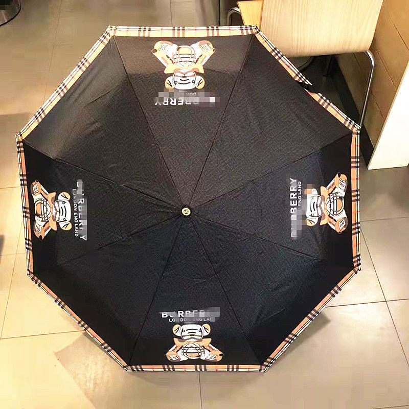 ร่มกันแดด Berberry 6000 สไตล์ใหม่ อัตโนมัติ สามพับ ป้องกัน UV