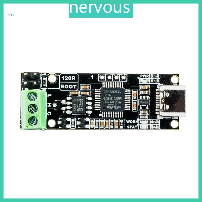 NERV USB ถึง CAN เครื่องวิเคราะห์ Protocol CAN2 0 คอนโทรลเลอร์สามารถติดตั้งบน STM32G431C8T6