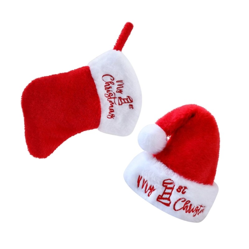 OPP Holiday Homemade Decorative Pack With Santa Caps Bags เครื่องประดับเทศกาล