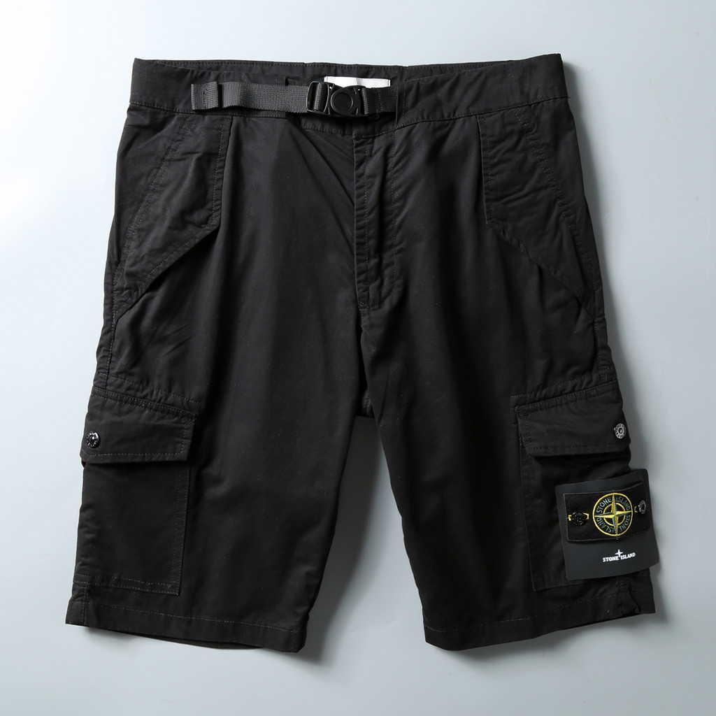 ของแท้ Stone Island ยีนส์โอเวอร์อลมัลติพ็อกเก็ต สำหรับผู้ชาย