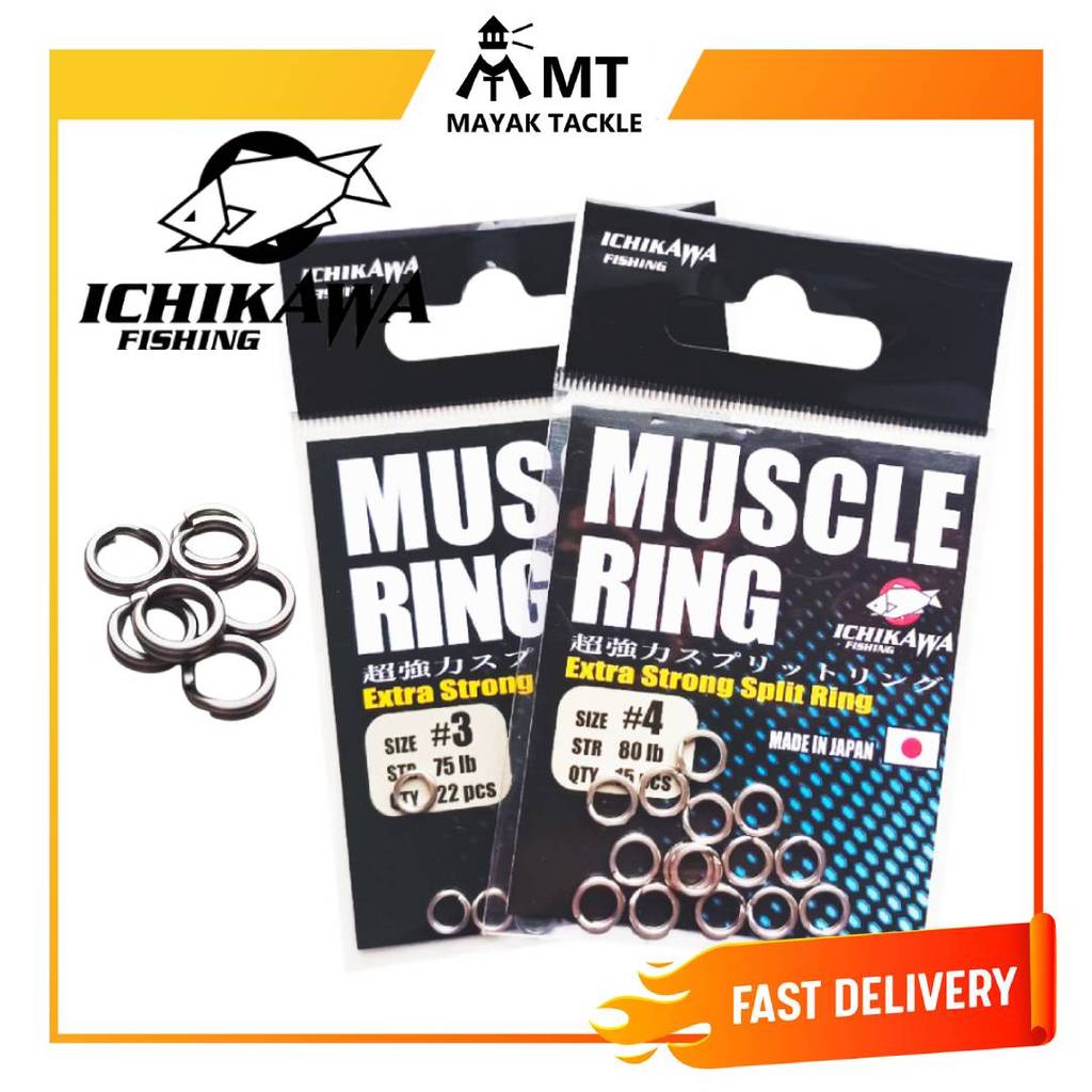 ICHIKAWA MUSCLE RING FISHING SPLIT RING